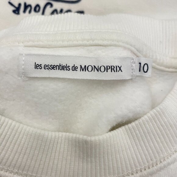 Monoprix Paris Themed Graphic Sweatshirt Girl's 10 - Picture 4 of 10